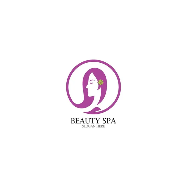 Beauty spa & beauty skin care logo vector icon template design