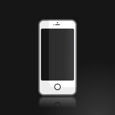 cep telefonu siyah arkaplanda