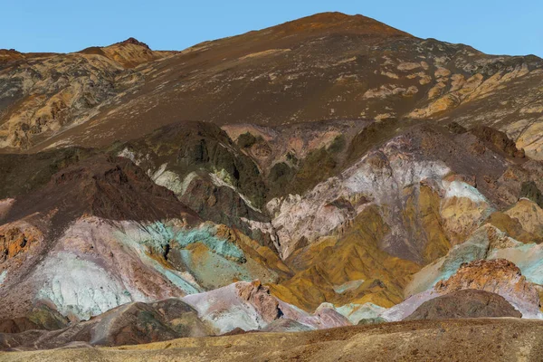 Paleta Artistas Coloridas Estribaciones Las Montañas Negras Parque Nacional Death — Foto de Stock