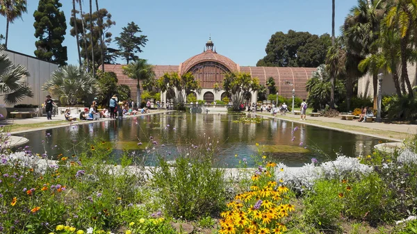 San Diego Califórnia Eua Agosto 2019 Edifício Botânico Lírio Balboa — Fotografia de Stock
