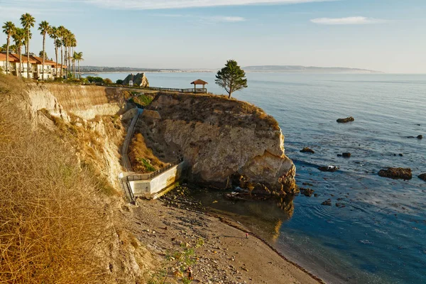 Pismo Beach Cliffs Pôr Sol California Coastline — Fotografia de Stock