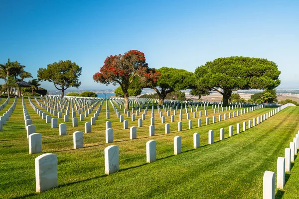 San Diego Californië Usa Augustus 2019 Fort Rosecrans National Cemetery — Stockfoto