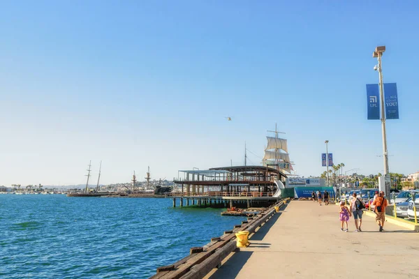 San Diego Californië Usa Augustus 2019 North Embarcadero Waterfront Park — Stockfoto