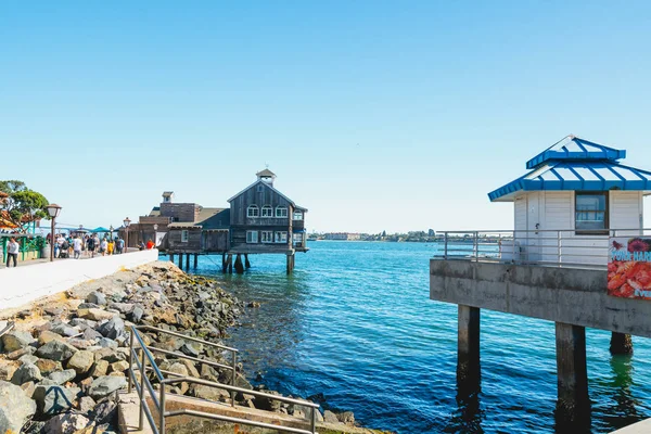 San Diego California Estados Unidos Agosto 2019 Seaport Village Marina — Foto de Stock