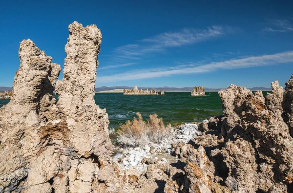 Mono Lake Tufa State Natural Reserve Kaliforniya Tufa Kuleleri Kalsiyum — Stok fotoğraf