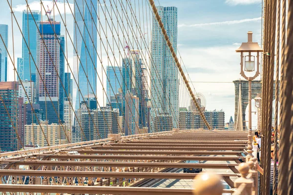 New York City Usa Maggio 2019 Brooklyn Bridge New York — Foto Stock
