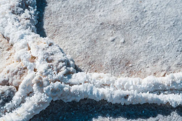 Death Valley National Park California Surreal Salt Badwater Basin Salt — Stock Photo, Image
