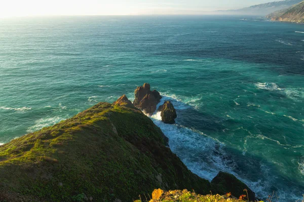 Big Sur Californische Kust Landschappelijk Uitzicht Kliffen Oceaan Monterey County — Stockfoto