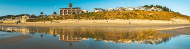 Avila Beach, California/USA - February 20, 2020  Avila Beach, panorama. Beautiful beach town located on the beautiful Central Coast of California, between San Francisco and Los Angeles
