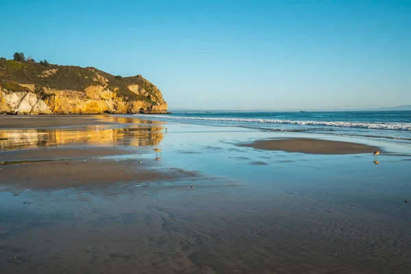 Klify Avila Beach Zachodzie Słońca Hrabstwo San Luis Obispo Piękne — Zdjęcie stockowe