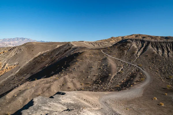 Death Valley Nemzeti Park Kis Hebe Crater Hurok Nyom Útvonal — Stock Fotó