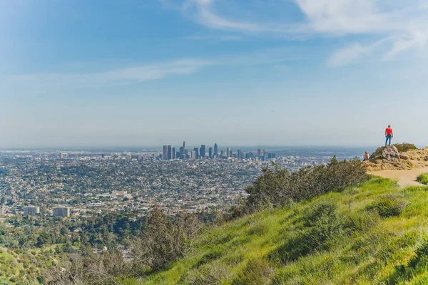 Los Angeles California Usa April 2018 Griffith Park Hiking Trail — Stock Photo, Image