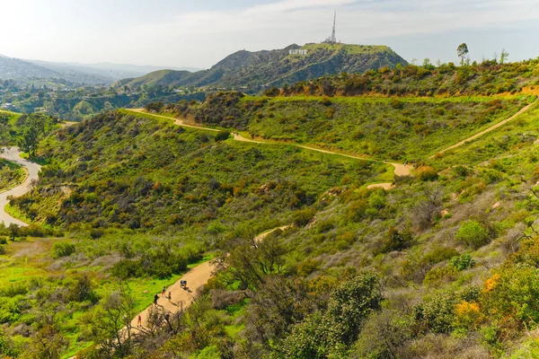 Los Angeles Kaliforniya Usa Nisan 2018 Griffith Hills Park Yürüyüş — Stok fotoğraf