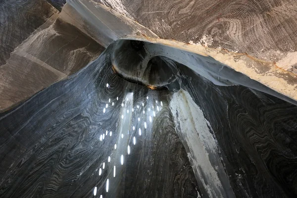 Inner View Turda Salt Mine Wellknown Landmark Transylvania Romania Europe — Stock Photo, Image