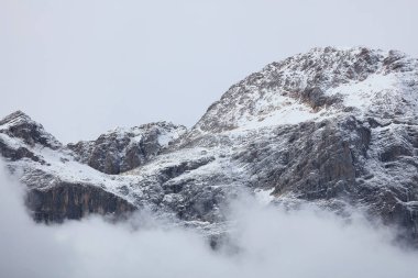 Dolomites dağlar, İtalya, Avrupa'nın fırtınalı hava