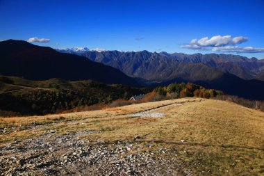 Leone gördün Mottarone dağ, Verbano Cusio Ossola, Piedmont, İtalya, Avrupa dağ