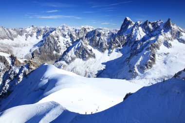 Haute Savoie 'deki Alp manzarası, Fransa, Avrupa