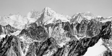Haute Savoie 'deki Alp manzarası, Fransa, Avrupa