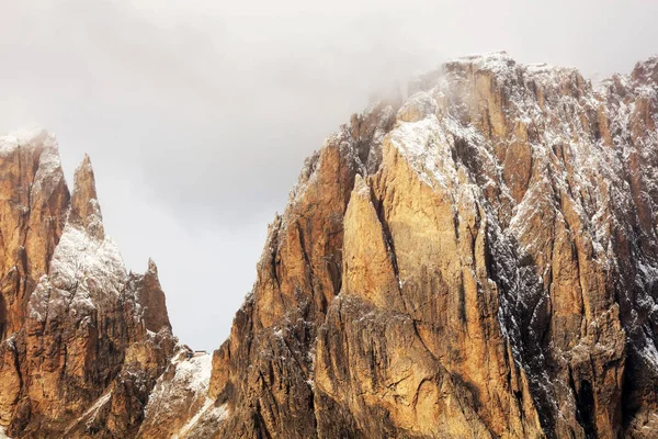 Dolomites Dağlar Talya Avrupa Nın Fırtınalı Hava — Stok fotoğraf