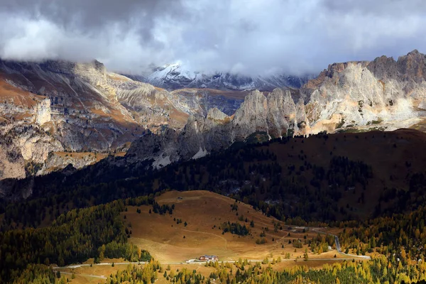 多洛米特山的奥德尔集团 意大利 — 图库照片