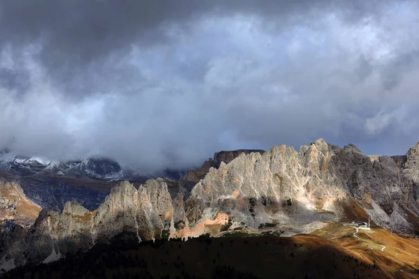 Sassolungo Group South Tirol Dolomites Mountains Italy Europe — Stock Photo, Image