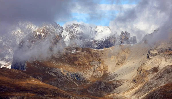 Sassolungo Grupp Sydtyrolen Dolomiterna Italien Europa — Stockfoto