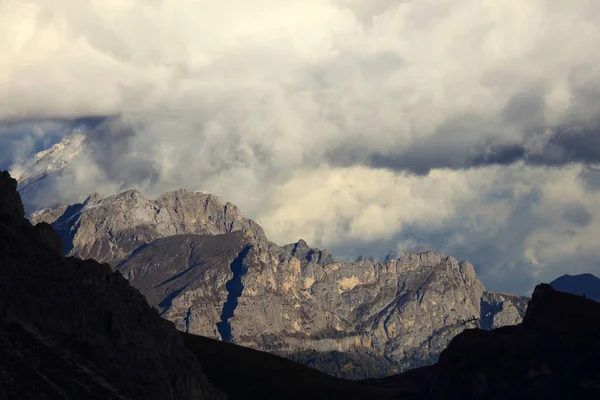 Sent Høsten Landskap Dolomites Italia Europa – stockfoto