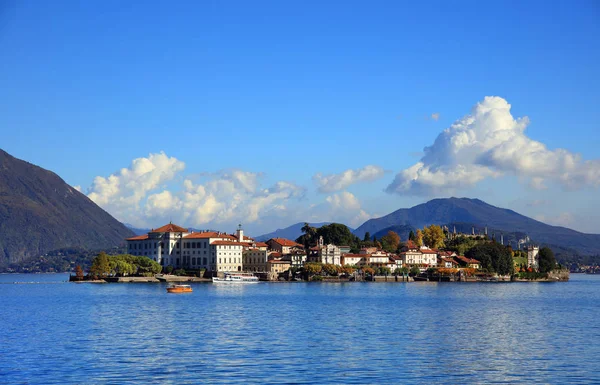 Vista Panorámica Del Lago Mayor Italia Europa —  Fotos de Stock
