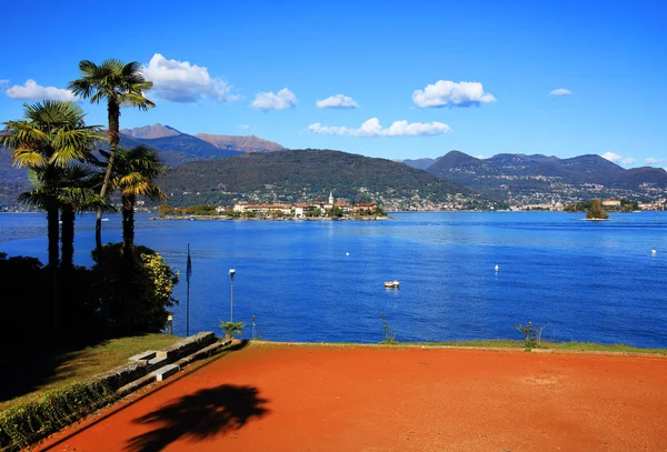 Vista Panorâmica Lago Maggiore Itália Europa — Fotografia de Stock