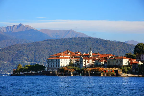 Vista Panorámica Del Lago Maggiore Italia Europa — Foto de Stock