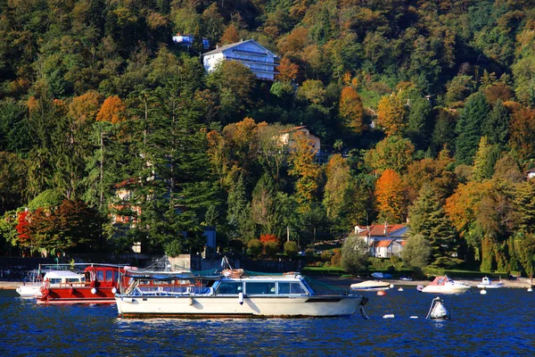 Paesaggio Estivo Della Località Stresa Lago Maggiore Italia Europa — Foto Stock