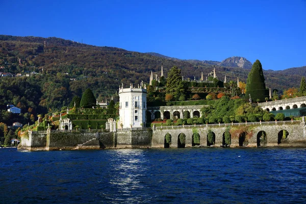 Vista Panorámica Isola Bella Lago Maggiore Italia Europa —  Fotos de Stock
