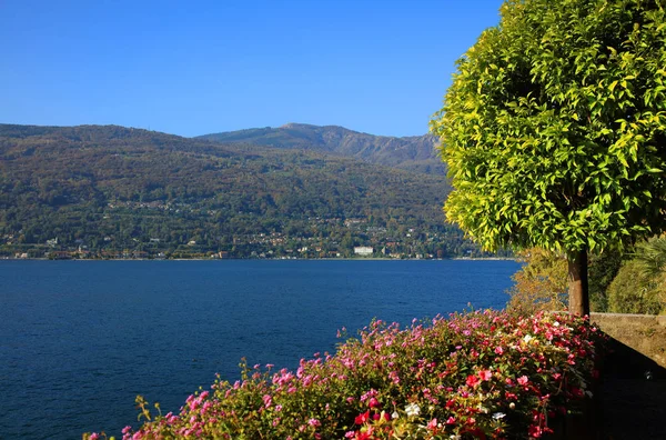 Malerischer Blick Auf Den Lago Maggiore Italien Europa — Stockfoto