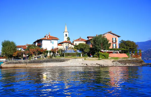 Vista Panorámica Del Lago Maggiore Italia Europa —  Fotos de Stock