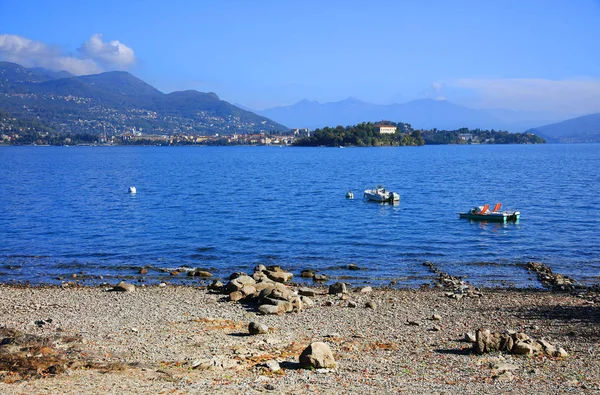 Isola dei Pescatori on the Lago Maggiore — Zdjęcie stockowe