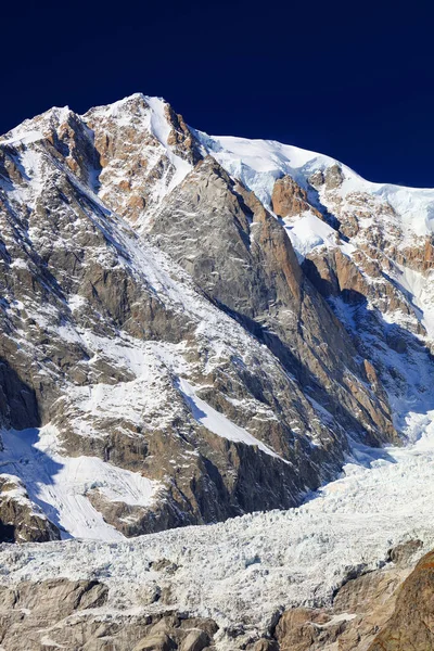 Mont Blanc 4810M Alta Saboya Francia Europa — Foto de Stock