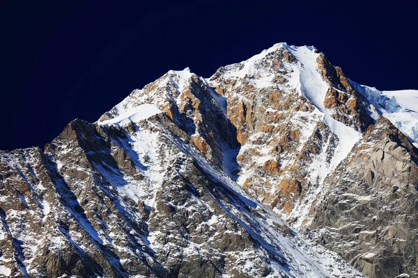 Mont Blanc 4810M Haute Savoie França Europa — Fotografia de Stock