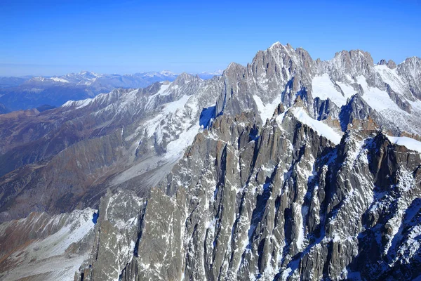 Alpine Winterlandschap Haute Savoie Frankrijk Europa — Stockfoto