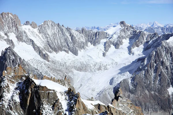 Vinter Alpina Landskapet Haute Savoie Frankrike Europa — Stockfoto