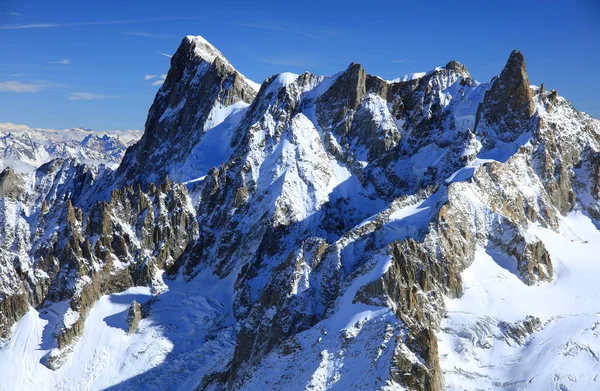 Zima Krajobraz Alpejski Haute Savoie Francja Europa — Zdjęcie stockowe