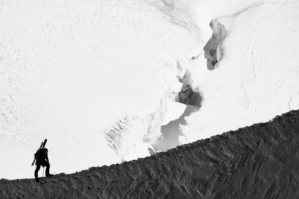 高級サヴォワ フランス ヨーロッパの冬の高山風景 — ストック写真