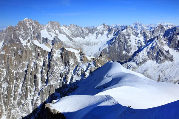 Alpinisten Klettern Haute Savoie Frankreich Europa — Stockfoto
