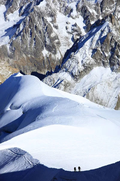 Alpinisten Klettern Haute Savoie Frankreich Europa — Stockfoto