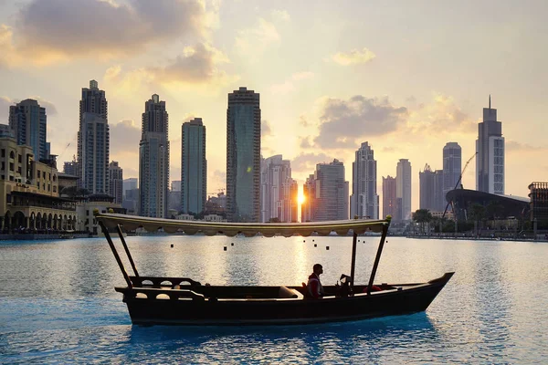 Arranha Céus Dubai Nos Emirados Árabes Unidos Ásia — Fotografia de Stock