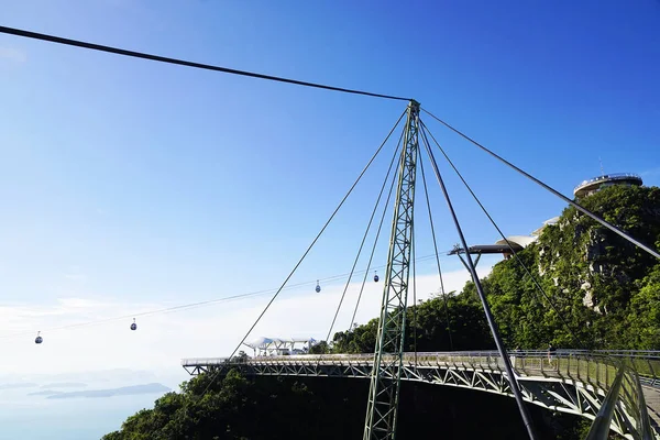 Langkawi Sky Bridge Ostrově Langkawi Malajsie Asie — Stock fotografie