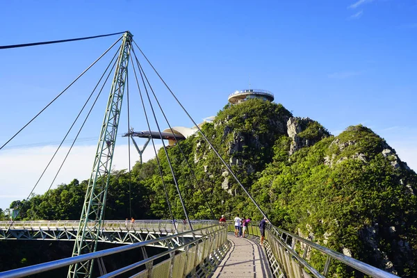 Langkawi Sky Bridge Ostrově Langkawi Malajsie Asie — Stock fotografie