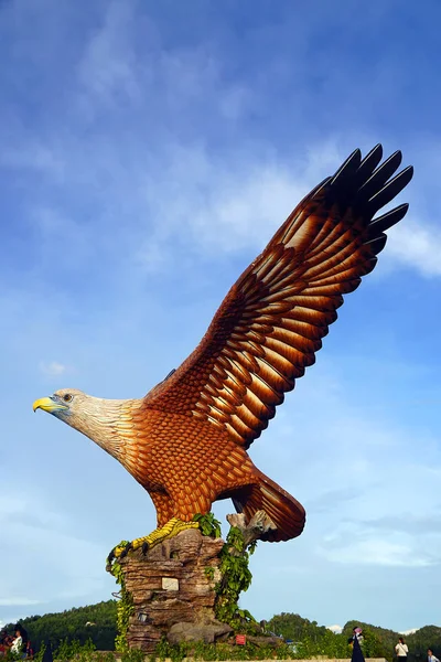 Simbolo Dell Aquila Nella Città Kuah Langkawi Malesia Asia — Foto Stock