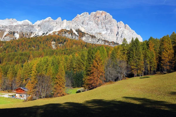 Dolomitler Talya Avrupa Sonbahar Renkleri — Stok fotoğraf