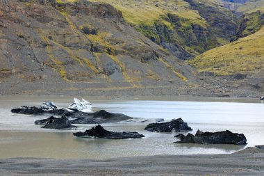 Svinafellsjokull Buzul Parkı Skaftafell Doğal Parkı, İzlanda, Avrupa