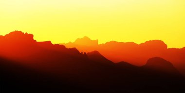 Sunset view of mount Croda da Lago and Ambrizzola Ridge from Passo Giau, South Tirol, Dolomites, Italy, Europe